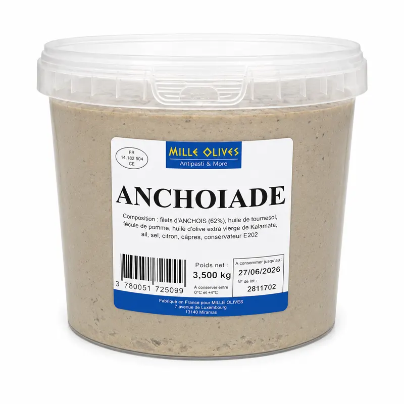 ANCHOIADE - 3.5KG - PRIX DU SEAU