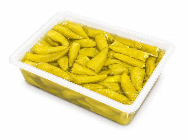GRÜNE PAPRIKA GEFÜLLT MIT KÄSE - 2x1,8KG - Glaspreis