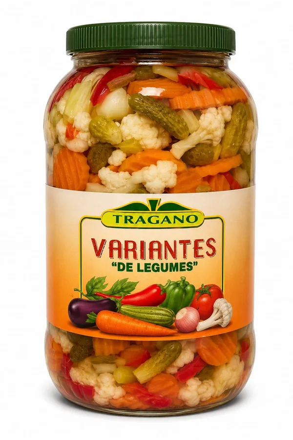 TRAGANO MIXED PICKLES - 4X2,2KG - Jar price