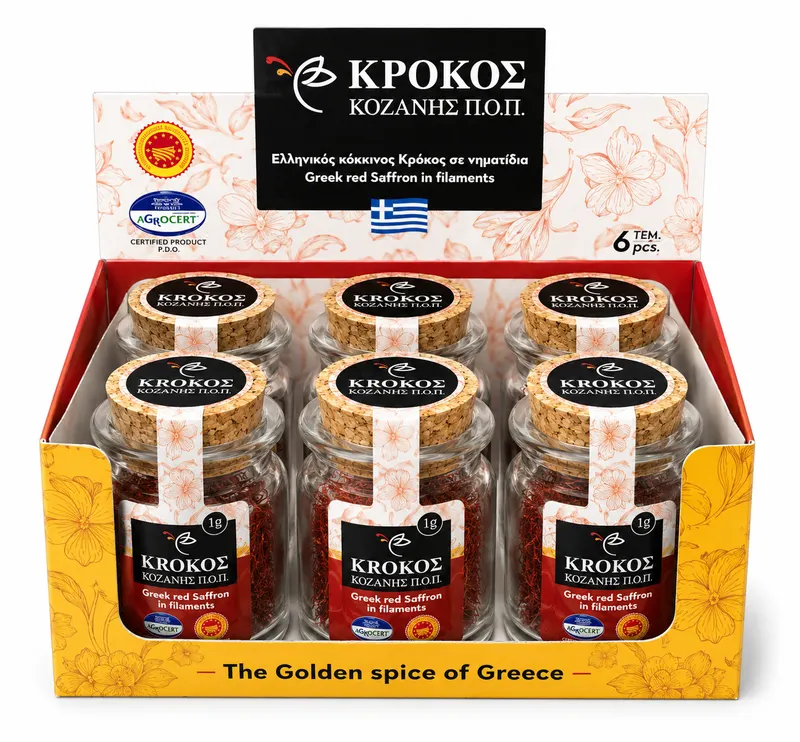 SAFRAN PISTIL GREC BOCAL - 6x1g - 2