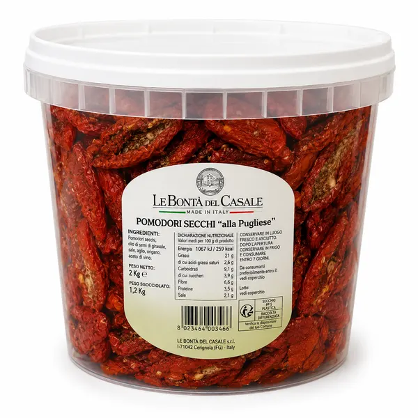 TOMATES SECHEES SEAU - 5 KG - Prix du seau