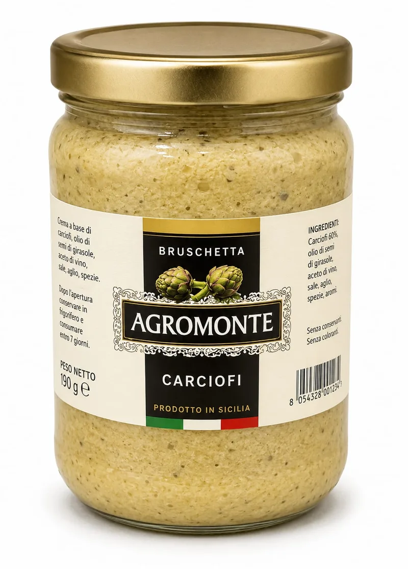 AGROMONTE ARTICHOKE CREAM - 2x1,6KG - Jar price