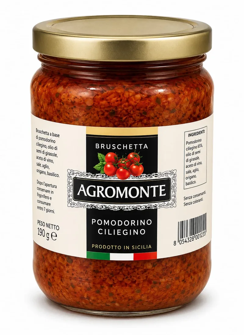 AGROMONTE CREMA RUSTICA - 2x1,7KG - Preis pro Glas
