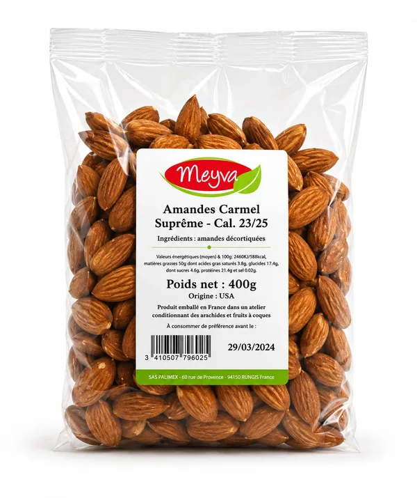 Meyva - Carmel Supreme 24x400g Almonds