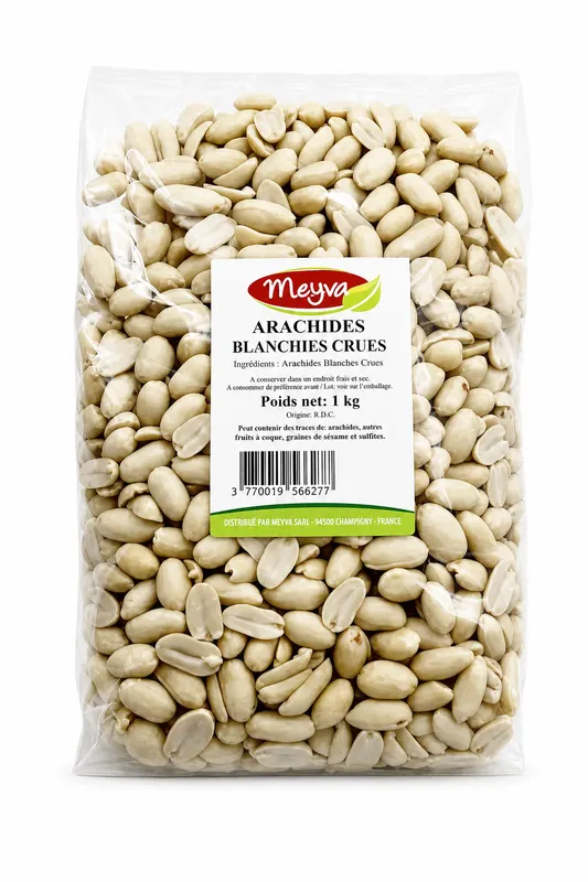 MEYVA - ARACHIDE BLANCHIE CRUE 10X1KG