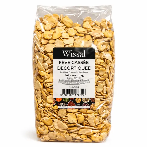 WISSAL - FEVES CASSEES DECORTIQUEES 10X1KG