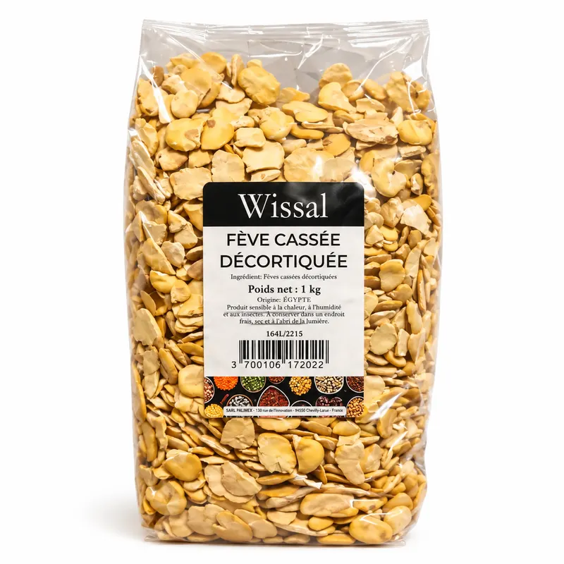 WISSAL - FEVES CASSEES DECORTIQUEES 10X1KG
