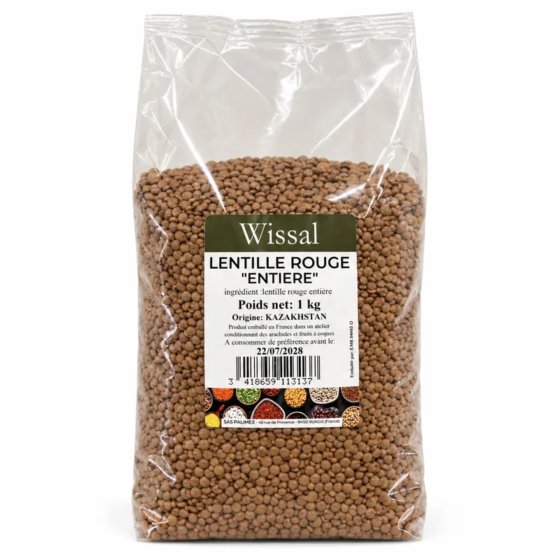 WISSAL - ROTE LINSEN GANZ 12x1KG