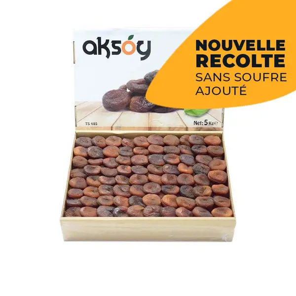 ABRICOT SEC // NATUREL // (Sans soufre) N1 - 5KG - ** Nouvelle Récolte **