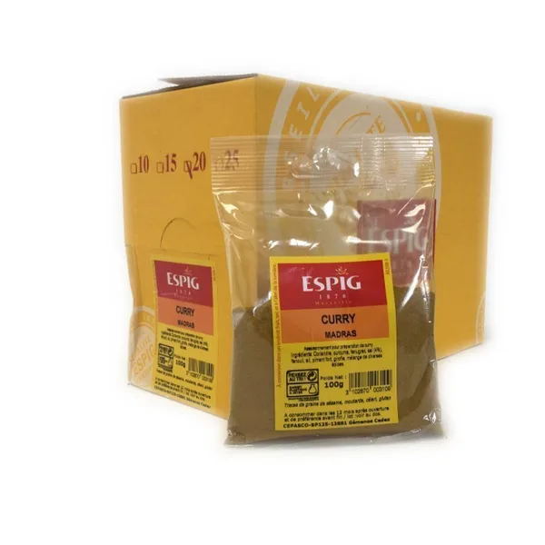 CURRY - MADRAS CURRY - Espig - 20x100g