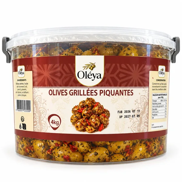 Spicy Grilled Olives - Algeria - 4kg gross - Price per kg gross