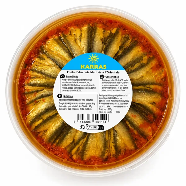 Orientalisch marinierte Sardellen - 1kg
