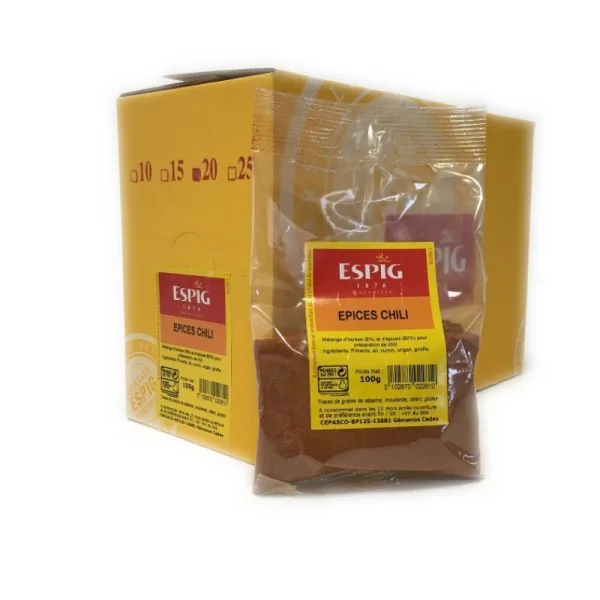 EPICES CHILI - Espig - 20x100g