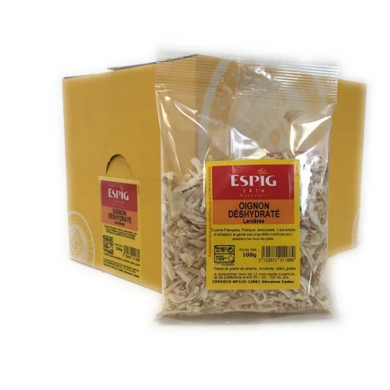 WHOLE DEHYDRATED ONION - Espig - 15x100g