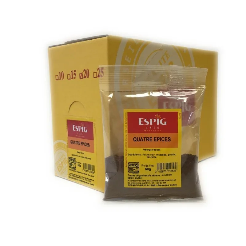 QUATRE EPICES - Espig - 20x50g