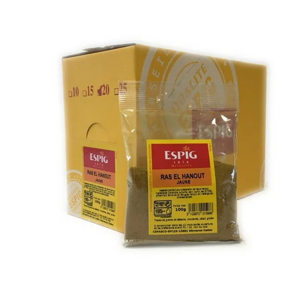 YELLOW RAS EL HANOUT - Espig - 20x100g