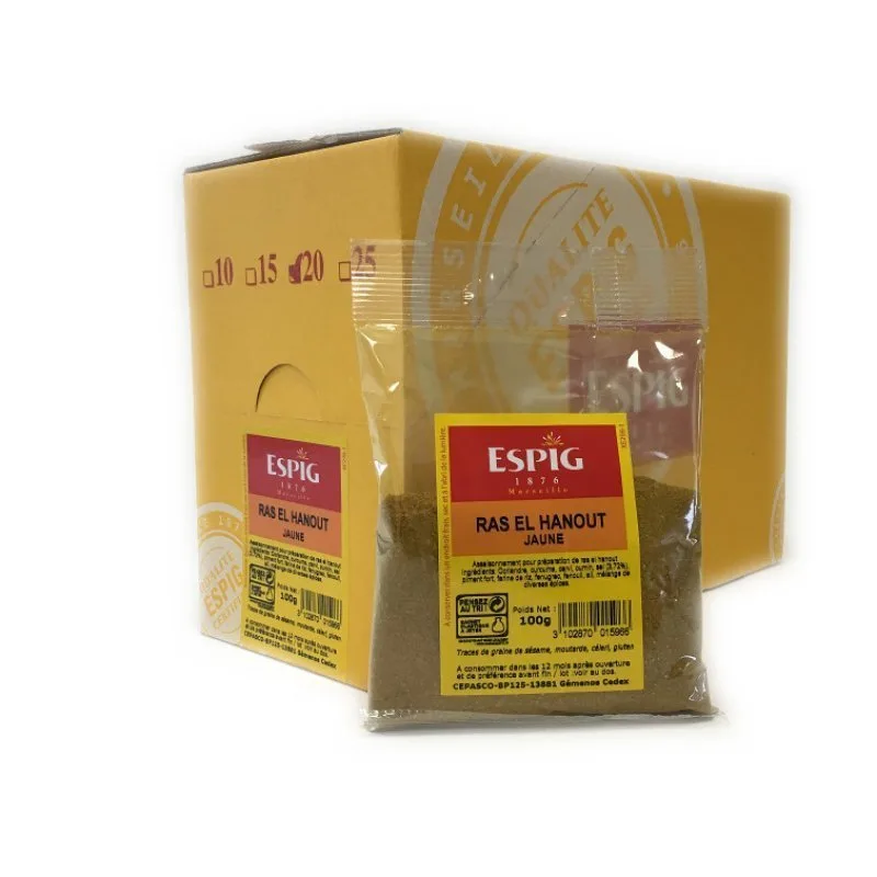 YELLOW RAS EL HANOUT - Espig - 20x100g