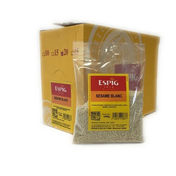 Sesame Decortique White - Espig - 20x100g