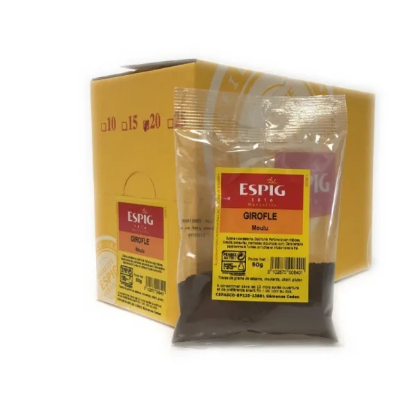GIROFLE MOULU - Espig - 20X50G