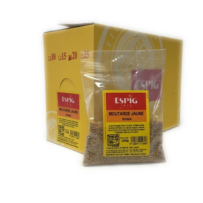MOUTARDE JAUNE - Espig - 20x100g