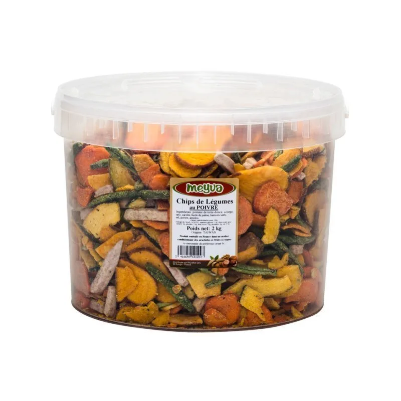 Bucket Meyva - Chips Vegetables Pepper 2kg