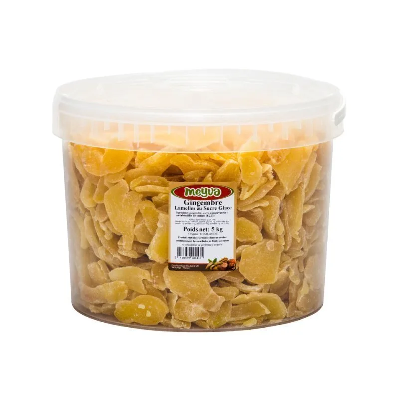 EIMER MEYVA - INGWER DEHYDRIERT SCHEIBEN PUDERZUCKER 5KG