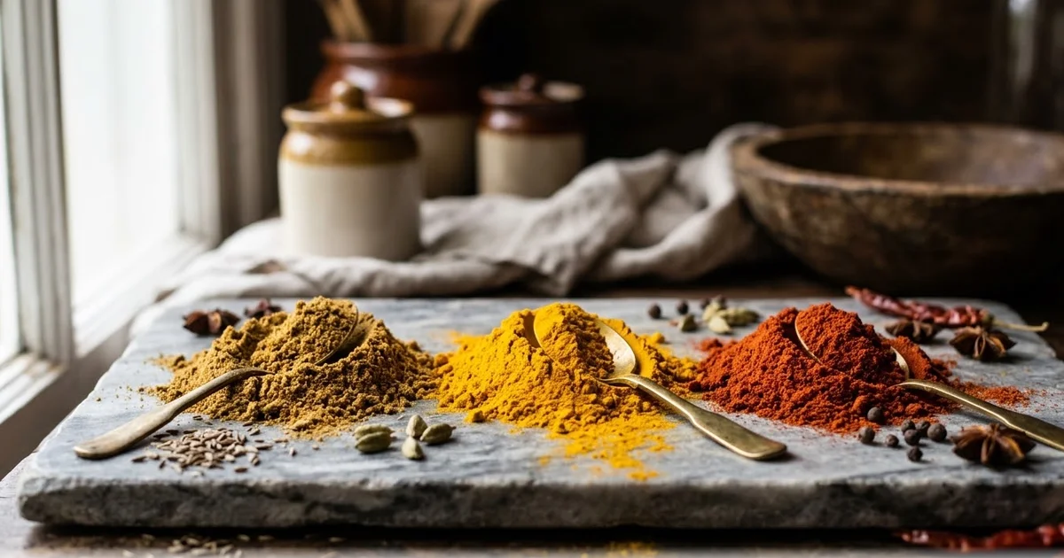 Mélanges d'épices CHR : ras el hanout, colombo, tandoori