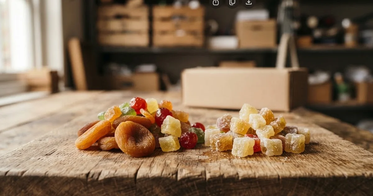 Additifs en fruits secs : lire l'étiquette (B2B)