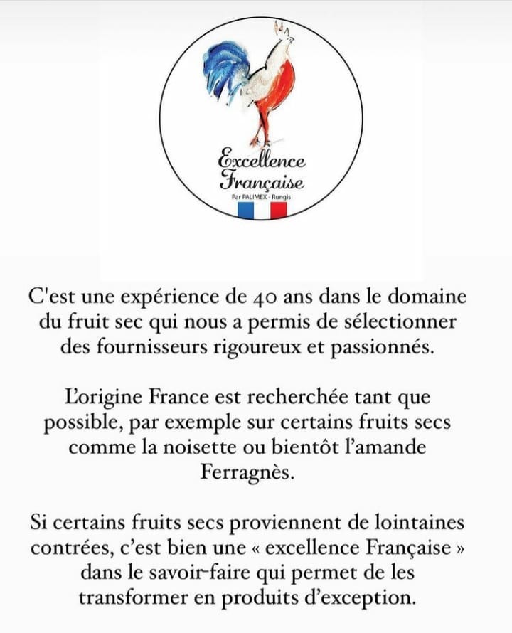 C'est une expérience de 40 ans dans le domaine du fruit sec …