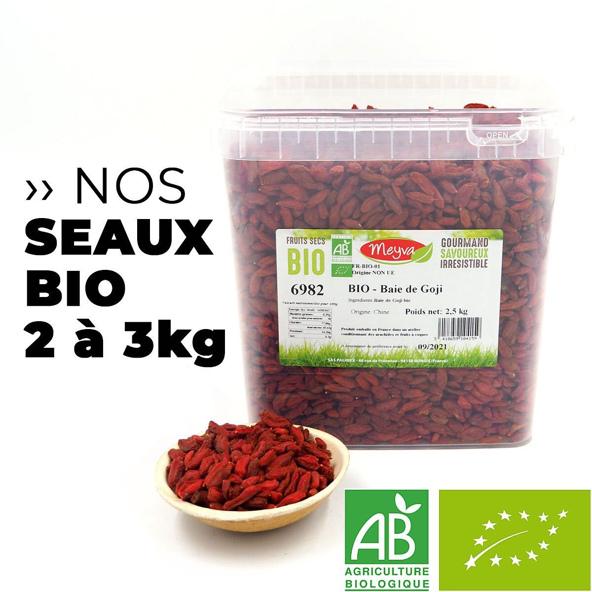 Bio🌱Agriculture Biologique. S E A U X de 2 à 3 kg! V R A C…