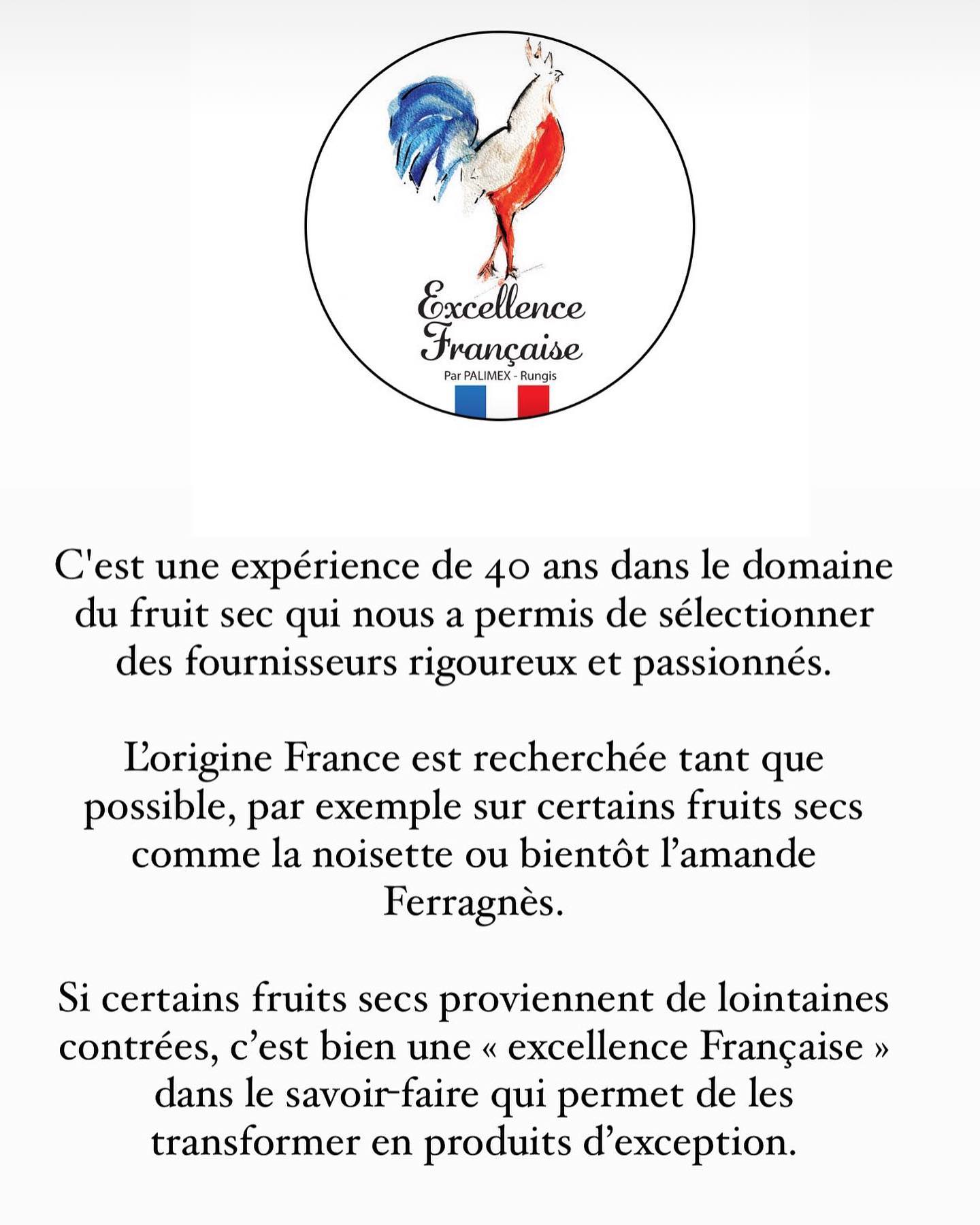 C'est une expérience de 40 ans dans le domaine du fruit sec …