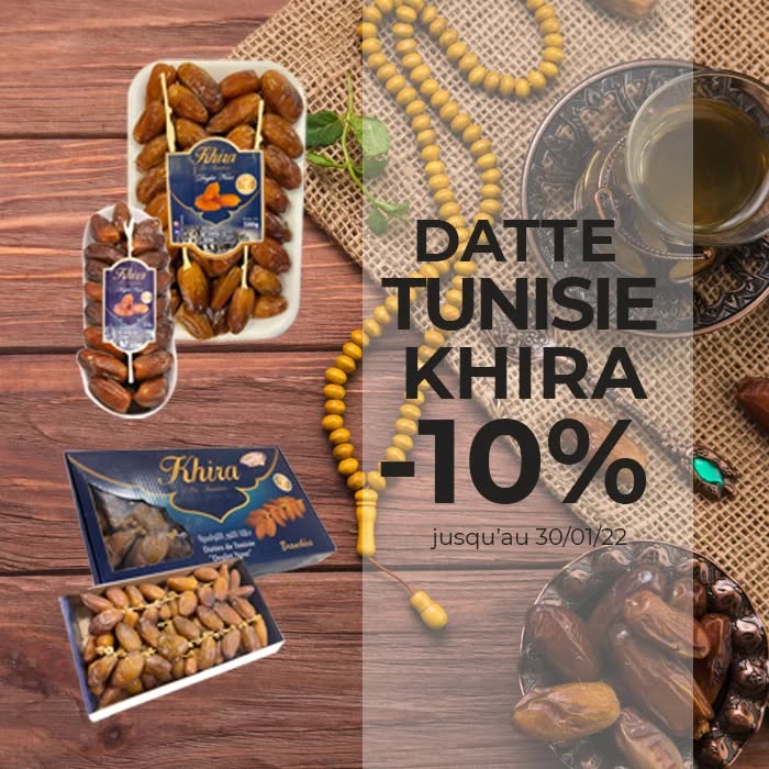 -10% sur nos dattes Tunisie Khira ! Offre valable sur notre …