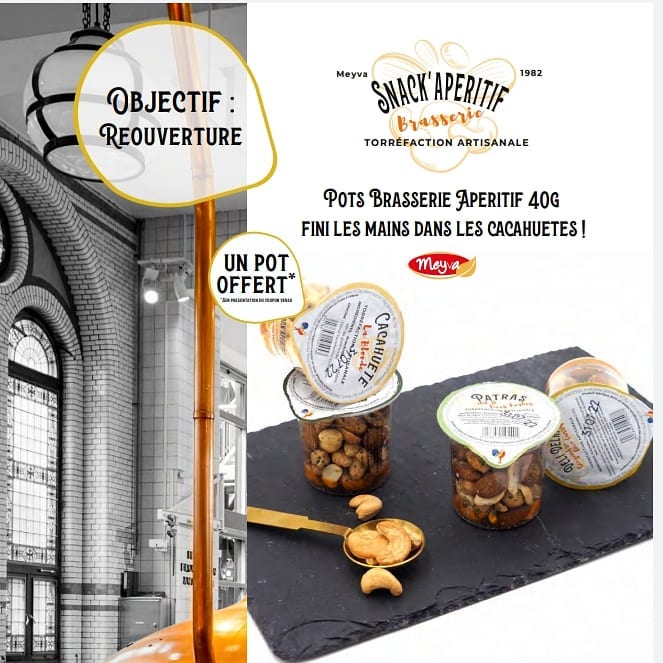 La bonne idee ! Des pots individuels de 40g pour des apéros …