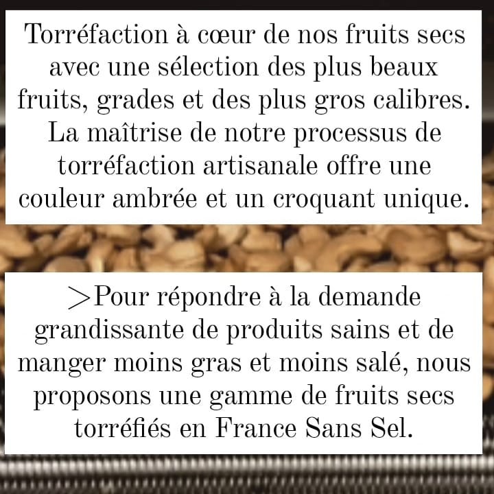 principe de torréfaction. 1/Torréfaction à cœur de nos fruit…