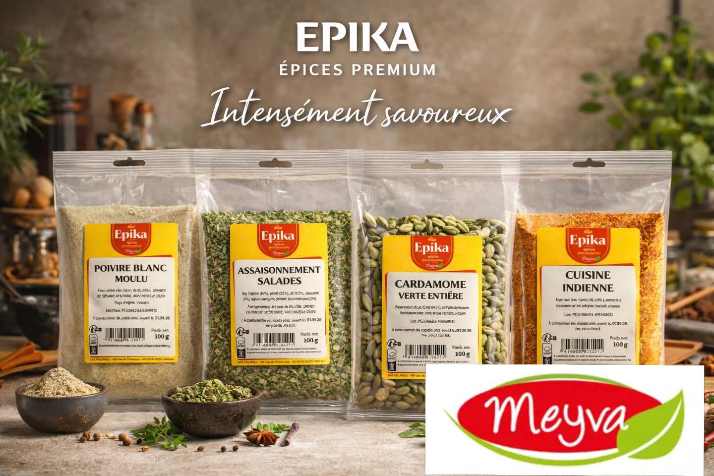 Nouvelle collection d’épices EPIKA BY MEYVA 🌿 Découvrez not…