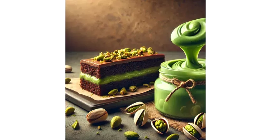 Chocolat façon Dubaï avec Kadaïf et Crème de Pistache