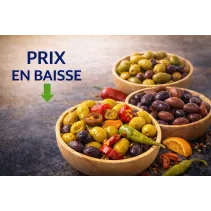Prix en baisse sur nos olives premium : l’excellence devient accessible